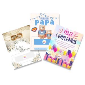 pack de 3 de tarjetas de regalo de dinero